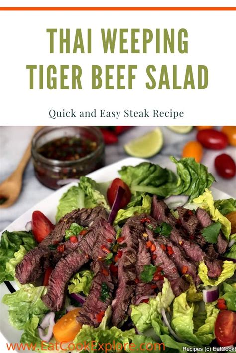 Thai Weeping Tiger Beef Salad Quick Bbq Steak Recipe Using Delicious