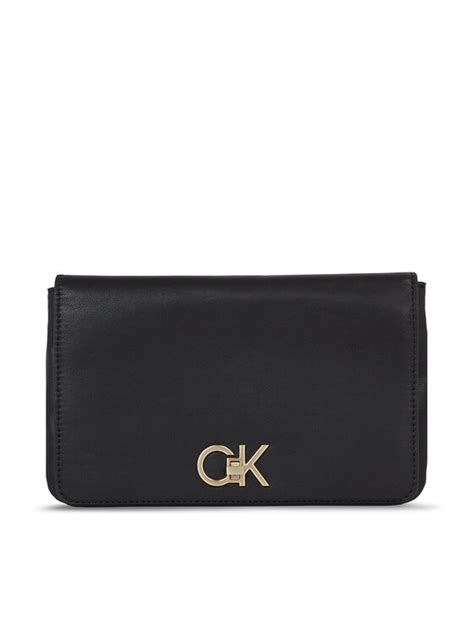 Calvin Klein Kabelka Re Lock Double Gusett Xbody K60K611531 Černá