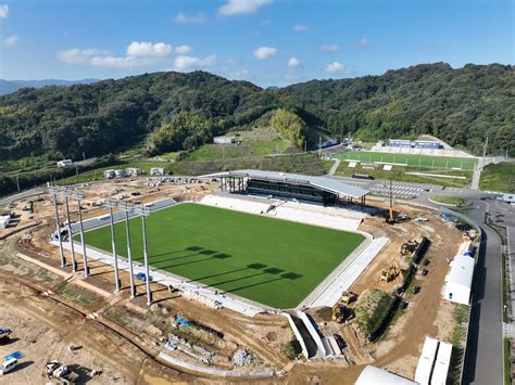 里山スタジアムの様子20220930 ｜ アシックス里山スタジアム｜asics Satoyama Stadium （fc今治新スタジアム）