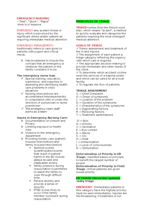 Nursing Emergency Drugs List 5