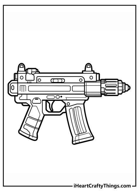 Rifle Coloring Pages