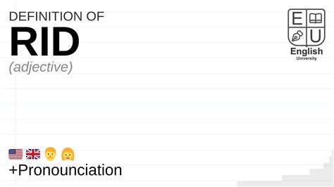 RID meaning, definition & pronunciation | What is RID? | How to say RID ...