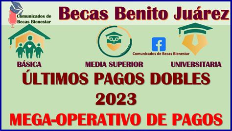 Ltimo Pago Del A O De Las Becas Benito Ju Rez Aqu Todos Los