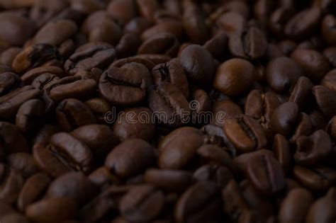 Roasted Coffee Beans Background Abstract Stock Photo Image Of Roasted