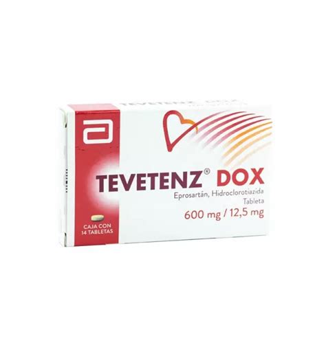 TEVETENZ DOX 600MG 12 5MG CON 14 TABLETAS