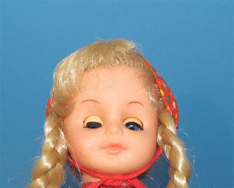 Vtg 1960 S Rare Swiss Girl Jointed Doll W Wooden Clogs Shoese 12 L K Ebay