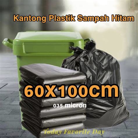 Jual Kantong Plastik Sampah Hitam Besar X Trash Bag Kresek