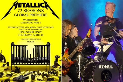 Metallica Announces '72 Seasons' Global Premiere Listening Party