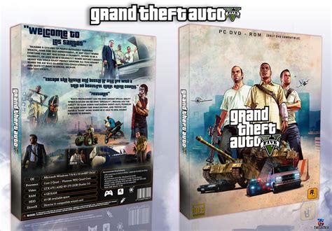 Viewing Full Size Grand Theft Auto V Box Cover