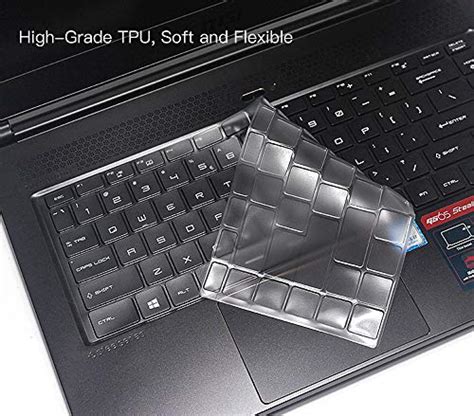 Imcomor For Msi Gs Keyboard Cover Soft Touch Ultra Thin Clear