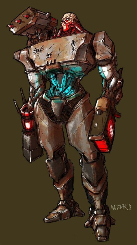 Tank Cyborg By Valentrisrrock On Deviantart Alien Character