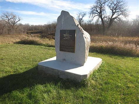 Historic Sites Of Manitoba Fort Dufferin Immigrants Monument