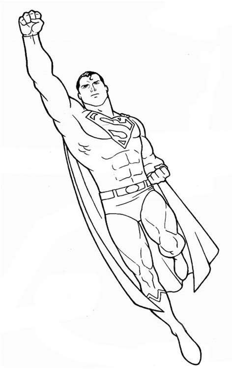 Dessins Gratuits Colorier Coloriage Superman Imprimer