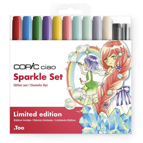 COPIC Set Copic Ciao Marker 12er Set Sparkle Limited Edition