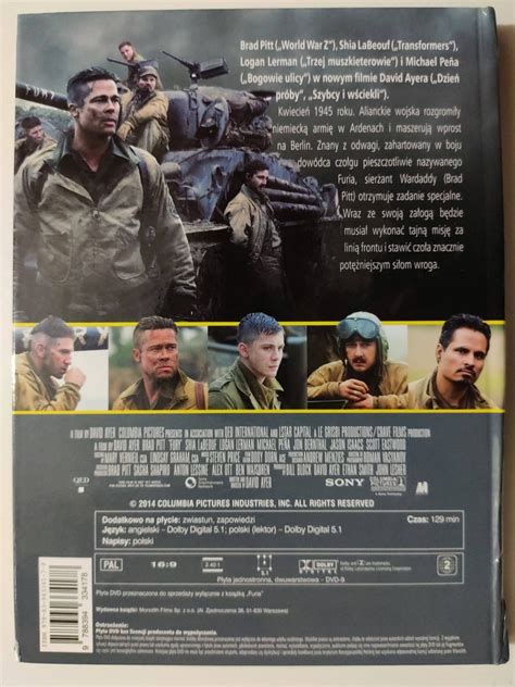 DVD FURIA BRAD PITT Fabularne I Seriale Filmy MULTIMEDIA