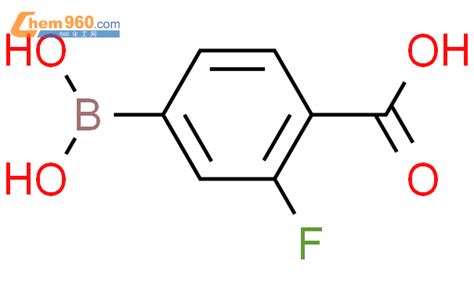 4 羧基 3 氟苯硼酸CAS号120153 08 4 960化工网