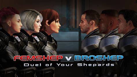 Femshep V Broshep Duel Of Your Shepards At Mass Effect 3 Nexus Mods