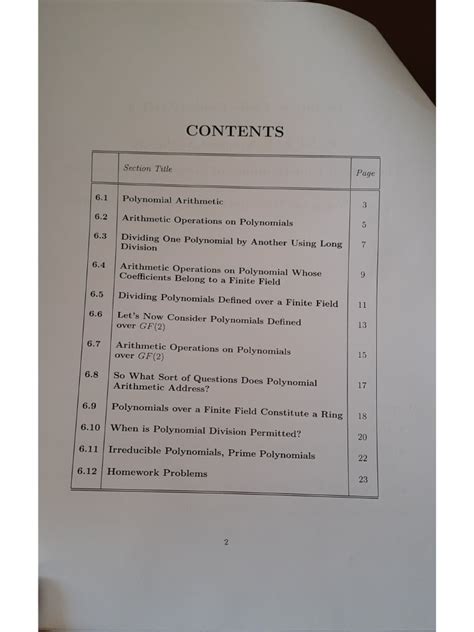 ITC (Polynomials) | PDF 