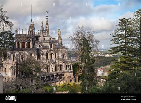 Quinta Da Regaleira In Sintra Portugal Stock Photo Alamy