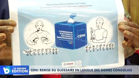 Ceni Remise Du Glossaire En Langue Des Signes Congolais Youtube