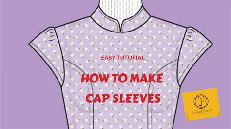 How To Make Cap Sleeves Youtube