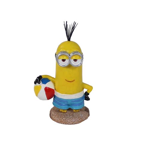 Penn Plax Minions Beach Kevin Aquarium Ornament, X-Small | Petco