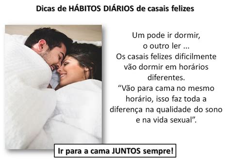 Dicas de Hábitos Diários de Casais Felizes