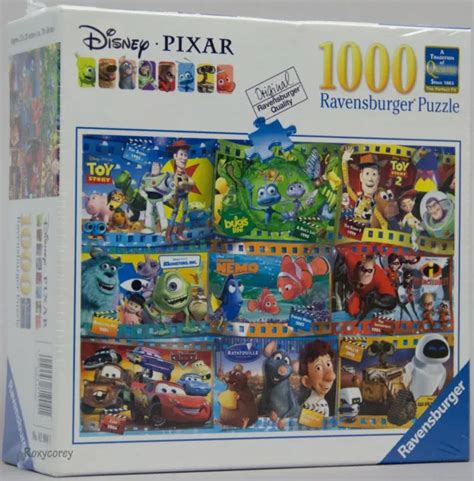 RAVENSBURGER DISNEY PIXAR Movies Toy Story Nemo Cars 1000 Piece Puzzle