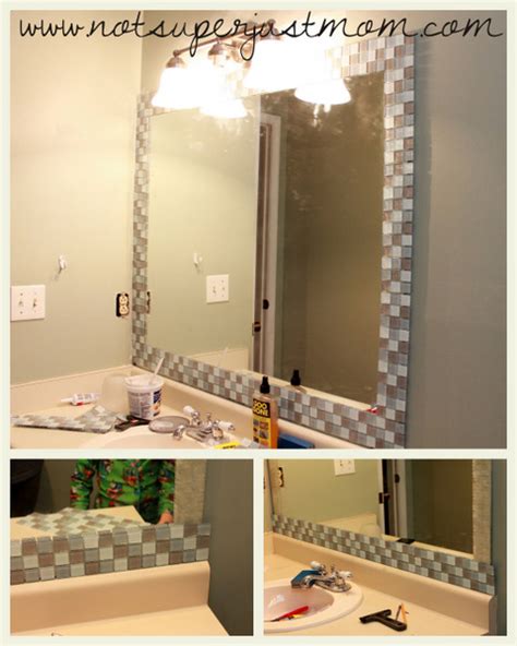 How To Frame A Mirror With Tile Mirror Ideas