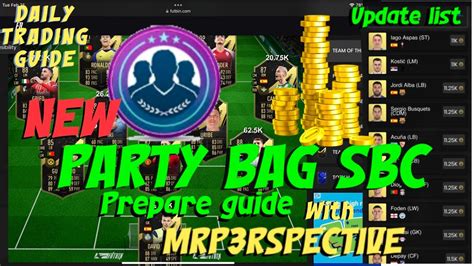 NEW RUMORED Party Bag SBC Coming Trading Guide Fifa 23 YouTube