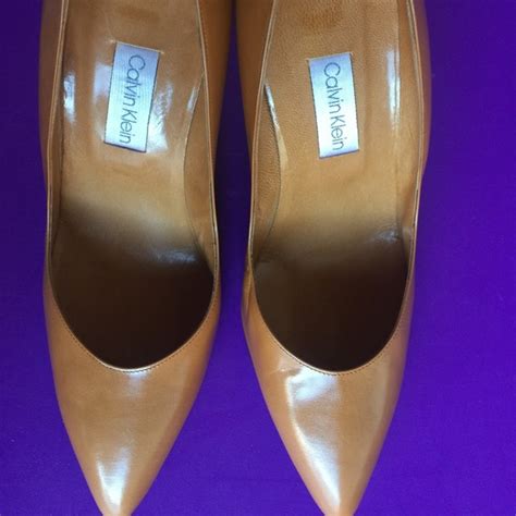 Calvin Klein Shoes Vintage Calvin Klein Pointed Toe Heelsz Nude Poshmark