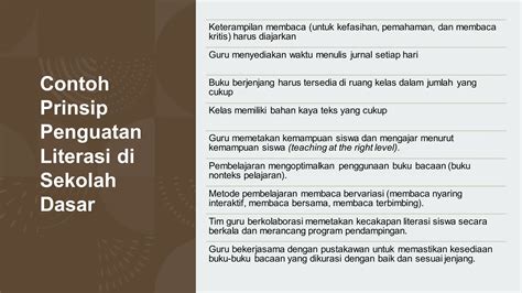 Strategi Pengembangan Literasi Di Sekolah Ppt