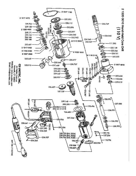 CS Unitec Electric Core Drill Schematics 2 1320 0010 PDF