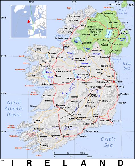 IE · Ireland · Public domain maps by PAT, the free, open source, portable atlas