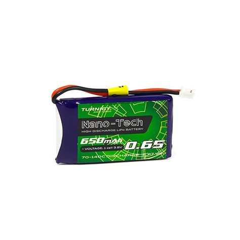 Batterie Turnigy Nano Tech Plus 650mAh 1S 70C Lipo Pack W JST PH