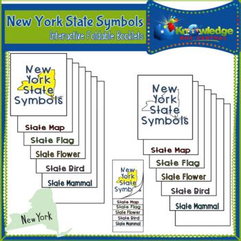 New York State Symbols Interactive Foldable Booklets by Knowledge Box ...