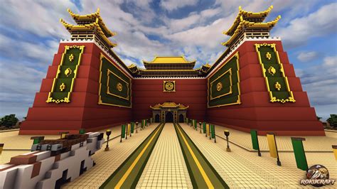 The Earth Kingdom Palace Gate Rokucraft Minecraft Map