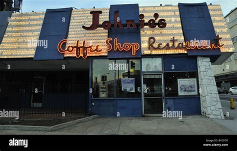 Johnies Coffee Shop And Restaurant Stock Photo Alamy