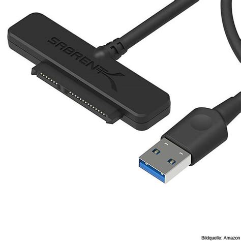 SATA auf USB Adapter: Festplatte günstig extern anschließen