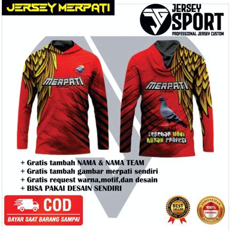 Jual Jersey Merpati Balap Custom Desain Bebas Request Shopee Indonesia