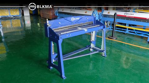 Blkma Foot Shearing Machine Manual Guillotine Metal Shear Machine