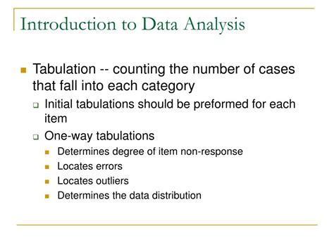 Ppt Introduction To Data Analysis Powerpoint Presentation Free