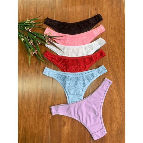 Kit Calcinhas Gaby Para Revenda De Lingerie E Moda Intima Promo O Shopee Brasil