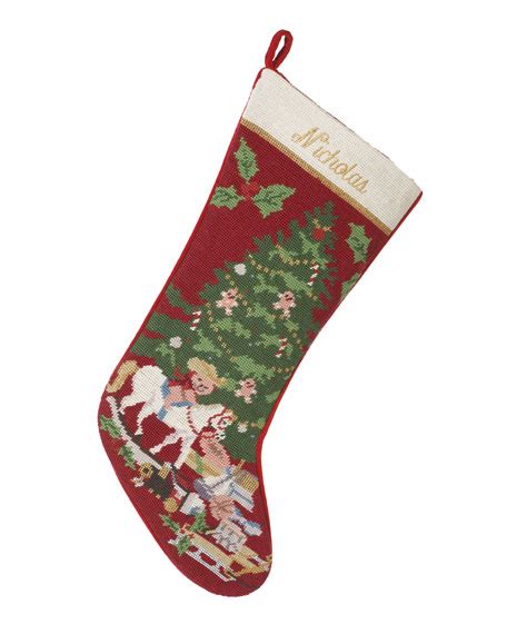 Personalized Needlepoint Christmas Stockings