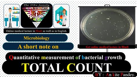 Quantitative Measurement Of Bacterial Growth Total Count Method