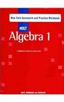 Amazon Holt Algebra 1 Homework And Practice Workbook