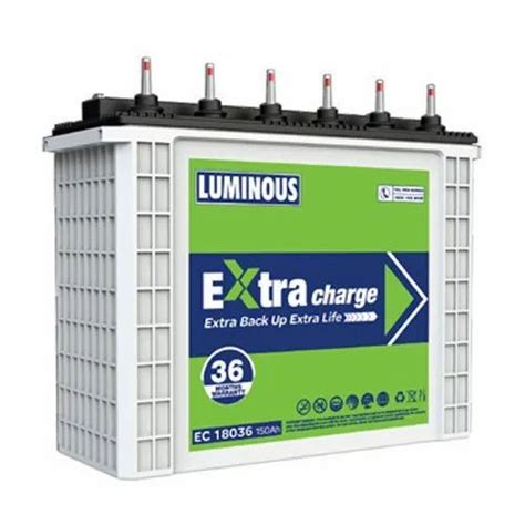 Luminous Inverter Battery, Capacity: 150 AH at Rs 11400 in Moga | ID ...