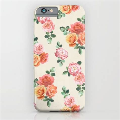 Retro Peach And Pink Roses Iphone And Ipod Case By Micklyn Society6