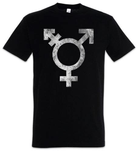 Transgender Symbol T Shirt Trans Gender Bigender Genderqueer Rights Transsexual Ebay