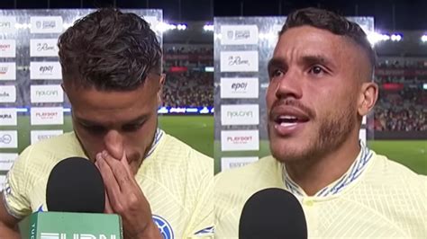 Am Rica Jonathan Dos Santos Rompe En Llanto Al Recordar A Su Padre